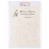 Image 1 : Honus Wagner Autograph Letter Signed
