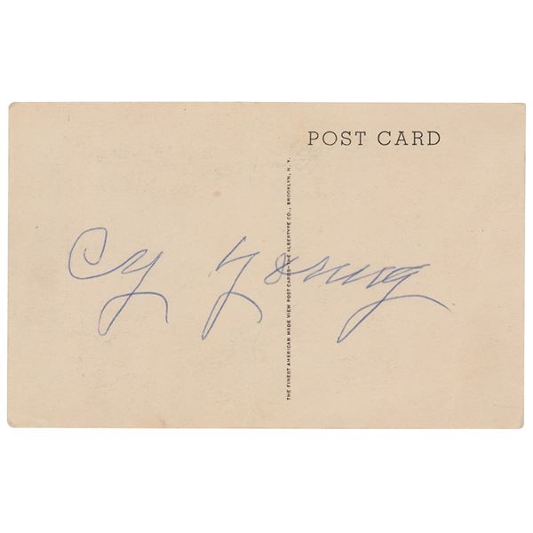 Cy Young Signed HOF Card
