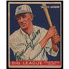 Image 1 : Travis Jackson Signed 1933 Goudey #102 Baseball Card
