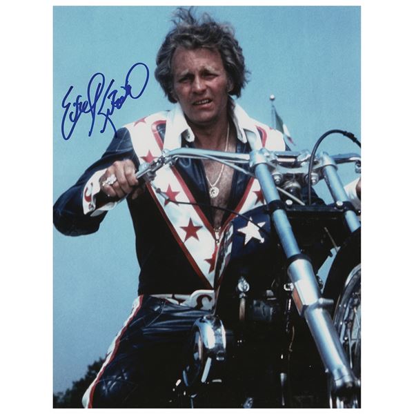 Evel Knievel Signed Photograph