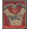 Image 1 : Ted Lyons Signed 1933 Goudey #7 Baseball Card
