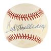 Image 1 : Ted Williams Signed Baseball