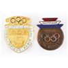 Image 1 : Paris and Amsterdam 1924 and 1928 Summer Olympics (2) Competitor Badges