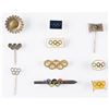 Image 1 : Olympics Lot of (10) 'Rings Logo' Pins