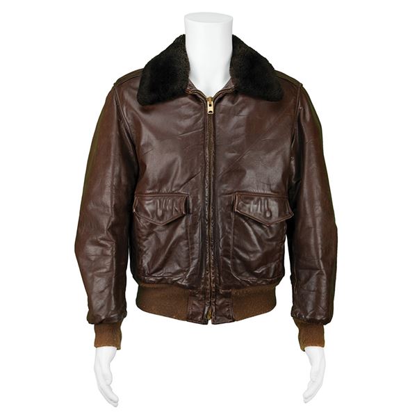 Steve Jobs's Personally-Owned and -Worn Leather Bomber Jacket