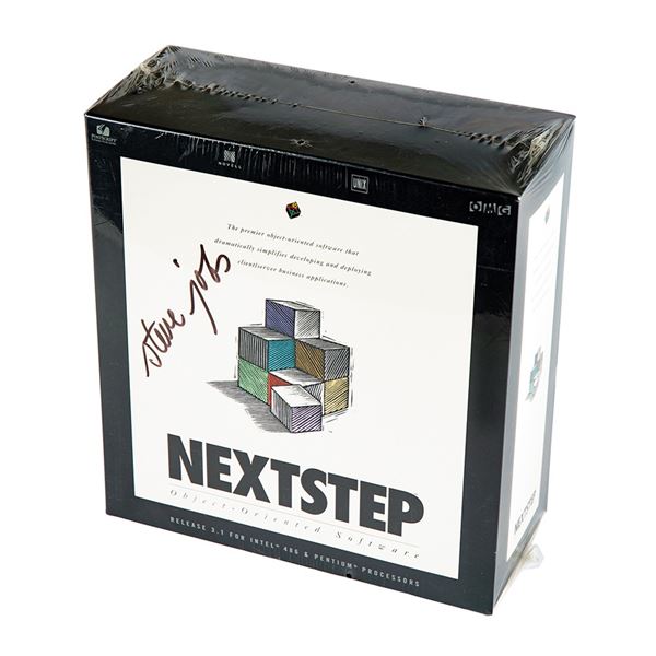 Steve Jobs Signed NeXTSTEP Software
