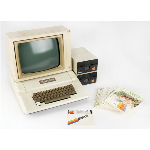Apple II Computer, Monitor, and Peripherals