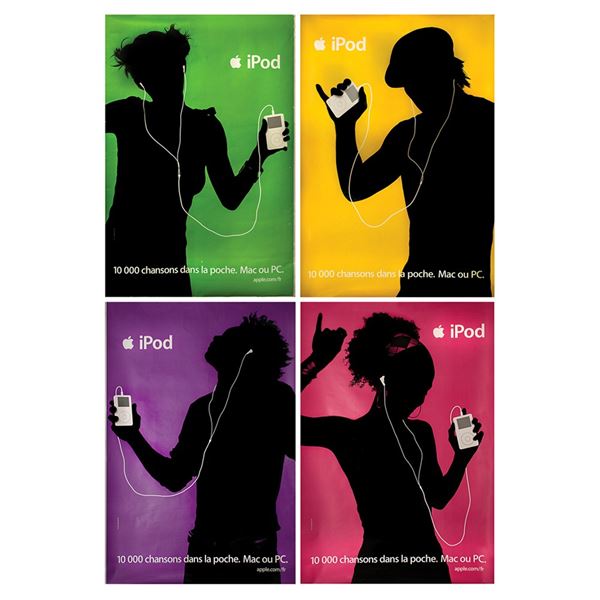 Apple iPod (4) Promotional Posters
