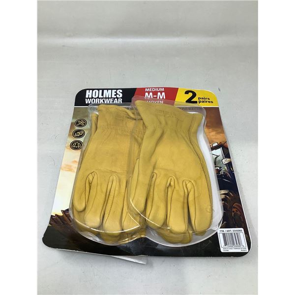 Holmes Workwear Gloves 2 Pair Size M