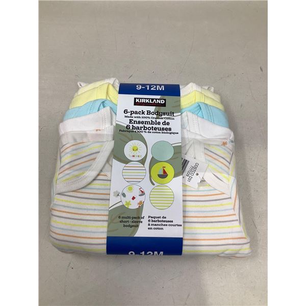 Kirkland 6 Pack Bodysuit Size 9-12M