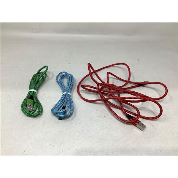 Lot Of 3 Phone Charging Cables