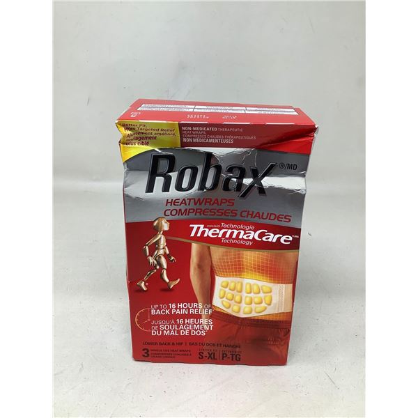 Robax Heatwraps 3 Single Use Heat Wraps