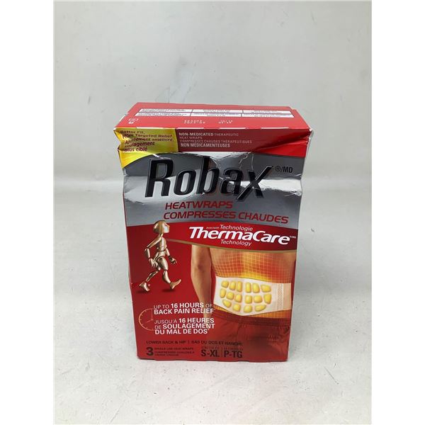 Robax Heatwraps 3 Single Use Heat Wraps