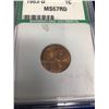 Image 3 : USA 1983 Penny Cased and Graded MS67RD