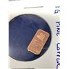 Image 2 : pure .999 copper 1 gram wafer bar