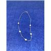 Image 1 : Ladies Pearl and 14K GP necklace 14 inch