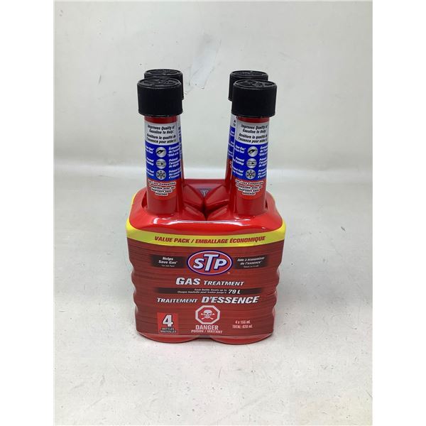 STP Gas Treatment Each Bottle Treats 79L (4 X 155ML)