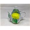 Image 1 : Decretive Blown Glass Tea Pot