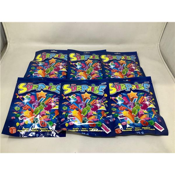 Surprise Candy, Toys and Novelty Bags (6 X 75G)