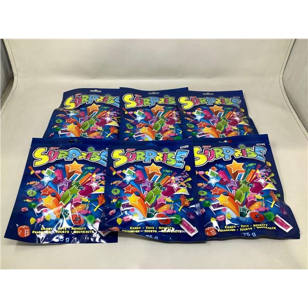 Surprise Candy, Toys and Novelty Bags (6 X 75G)