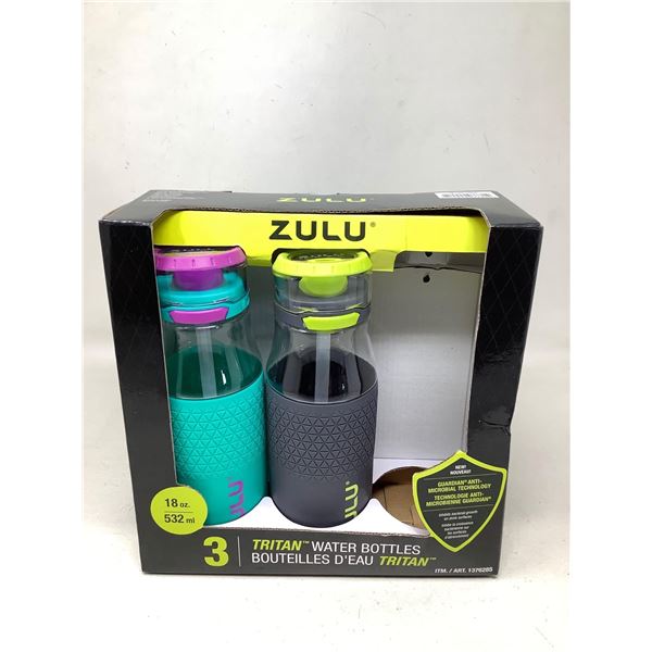 Zulu Tritan Water Bottles Lot Of 2