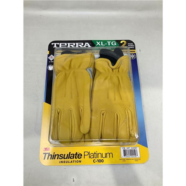 Terra Work Gloves 2 Pairs (XL)