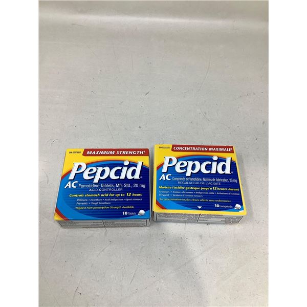 Pepcid Controls Stomach Acid (2 X 10 Tablets)