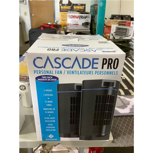 Cascade Box Fans Cascade Pro Personal Fan 2-Pack