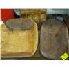 Image 2 : 3 WOOD PLATTERS & BOWL