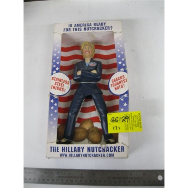 HILLARY CLINTON NUTCRACKER IN BOX