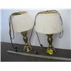 Image 1 : 2 SMALL BRASS LAMPS