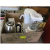 Image 1 : BOX WITH BLENDER, COFFEE MAKER, MIXER & KETTLE