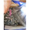 Image 2 : 2 BOXES OF NEW ANCHOR BOLTS, I BOLTS, GATE HINGE, ETC.