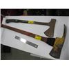 Image 1 : LONG HANDLED HATCHET & A FIRE AX
