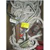 Image 1 : SAFETY ROPE & ASST. FITTINGS, ETC.