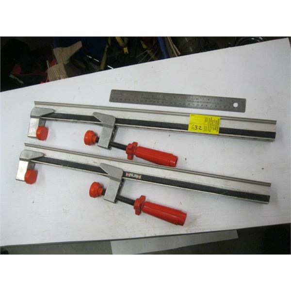 2 HERSH ADJUSTABLE CLAMPS