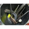 Image 2 : PAIL OF MISC. SPUD WRENCHES, SHOE LAST, ETC.