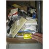 Image 1 : BOX OF ASST. ELECTRICAL DIMMER SWITCHES, SWITCH PLATES, ELECTRICAL, ETC.