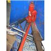 Image 2 : BIN OF MISC. HYDRAULIC JACKS, SPOTLIGHT, CHAIN, ETC.