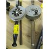 Image 1 : 2 LG. REELS WITH HANDLES & A WOODEN CLEANING ROD