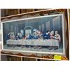 Image 1 : MIRRORED FRAMED PRINT OF THE LAST SUPPER