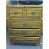Image 1 : 4 PIECE BEDROOM SUITE, MIRRORED DRESSER, CHEST OF DRAWERS & 2 NIGHTSTANDS