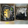 Image 2 : BOX OF ASST. ELECTRICAL WIRES, POWER BARS, ETC.