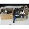 Image 1 : 2 BOXES OF MISC. UMBRELLA, POWER BARS, CLOCK, ETC.