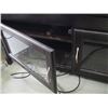 Image 2 : TV STAND WITH 2 GLASS DOORS