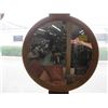 Image 1 : OAK FRAMED ROUND MIRROR