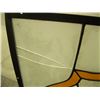 Image 3 : 2 LEADED GLASS WINDOW PANES, SOME WITH CRACKED GLASS