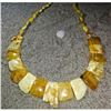 Image 2 : Natural Baltic Amber Chunks 20" Necklace