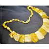 Image 4 : Natural Baltic Amber Chunks 20" Necklace