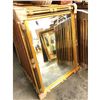 Image 4 : Aesthetic Style Carved Wood Gilt Beveled Mirror